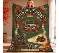 Couverture de projection de cinéma d'automne 152,4 x 203,2 cm