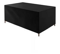 Couverture de Protection Contre la poussière Meubles Jardin Maison Patio extérieur Taille régulière(Black,287X155X82cm)