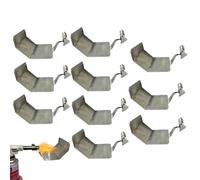 Couverture de protection contre les températures élevées et les flammes | Lot de 10 barrières thermiques de protection contre les températures élevées pour soudure, brasero, cheminée, four