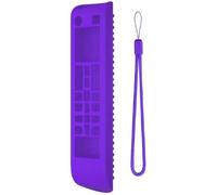 Couverture de Protection en Silicone antidérapante pour télécommande Samsung Smart TV BN59-01315A/B (Violet) avec lanière