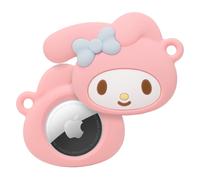 couverture de protection en silicone speciale Iface Sanrio Friends Conu pour Apple Airtags [Case de personnage mignon] [Clip de porte-cles Carab