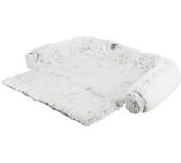 Couverture de protection pour coussin Harvey 90 × 90 cm blanc-noir