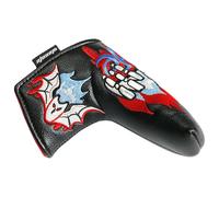 Couverture De Putter, Couvre-chef En Cuir De Crâne Brodé | Conception De Barre Droite De Style Lame 0.25 Livres, Étui Synthétique Imperméable De Protection Pour Club De Golf Pour Équipement De Sport D