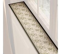Couverture De Rebord Fenêtre, Tapis, Beau Et Durable, Résistant À l'huile, Imperméable, Robuste, Protection Décoration(Green,79x4IN)