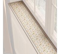 Couverture De Rebord Fenêtre, Tapis, Beau Et Durable, Résistant À l'huile, Imperméable, Robuste, Protection Décoration(Beige,79x6IN)