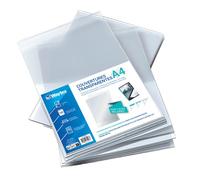 Couverture de reliure A4 feuille plastique transparente 200 microns pack de 100 feuilles