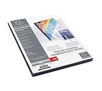 Exacompta Boîte de 100 plats A4 PVC Cristal 15/100°