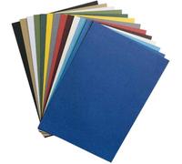 Couverture de reliure grain cuir - RAINEX - A4 - Blanc - 250 g/m2 - 100 pièces