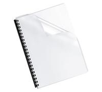 Couverture de reliure plastique 24/100 transparente incolore - Paquet de 100
