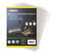 Couverture de reliure - WAYTEX - A4 - PVC 200 microns - Transparent - Pack de 100 feuilles