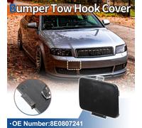 Couverture de Remorque Cache de Crochet de Remorquage de Pare-Chocs Avant Droit Non Peint pour Audi A4 B6 2002-2005 No.8E0807241 - 1Pcs