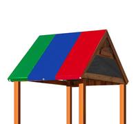 Couverture de remplacement de la canopée pour aire de jeux - Sun Shade Résistant aux UV pour les jeux d'oscillation, 132x226cm/51.97x88,98 pouces toit de playhouse | PLAYE AREA CARTE POUR LA SCAR