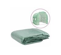 Couverture de remplacement de serre (4 m²) 200x200x200 cm Vert