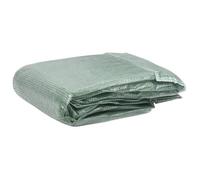 Couverture de Remplacement de Serre (6 m2) 200x300x200 cm Vert Bache pour Serre Bache de Rechange pour Serre PE