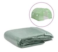 Couverture de remplacement de serre - vidaXL - 300x300x200 cm - Vert - 4 fenêtres - 1 porte
