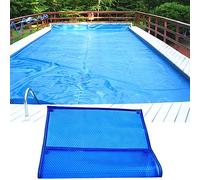 Couverture de rétention de chaleur pour piscine et jacuzzi, face vers le bas à bulles pour une efficacité énergétique