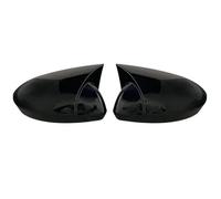Couverture De Rétroviseur De Voiture Pour Renault Pour Megane 4 2016-2020 Coque De Rétroviseur Extérieur(Bright black)