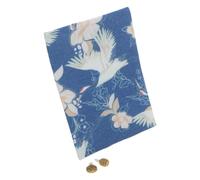 Couverture de Roman en Tissu avec Motif Brodé de Style Rétro Chinois A5 | Protège Livre Brodé Élégant en Coton Léger, pour Mangas et Lectures Discrètes en Bibliothèque