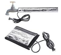 Couverture de ruban chauffant pour tuyaux,ruban chauffant pour tuyaux | Ruban isolant pour 110 V,Câble de protection contre le gel en feuille d'aluminium pour tuyau à température cons