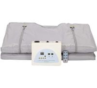 Couverture de sauna anti-graisse Slimmer Quick Sweat Upgrader Version Zip (Sliver)