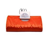 Couverture de sauna chauffante infrarouge professionnel, couverture amincissante for brûr s graisses du spa à domici, thérapie désintoxication remise en forme, Unité de bien-être(Oranje)