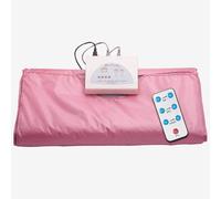 Couverture de sauna Couverture de beauté et de perte de poids Couverture gainante pour le corps à la vapeur Couverture minceur Thérapie de désintoxication avec télécommande(Pink)
