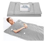 Couverture de sauna, Couverture numérique pondérée améliorée for femmes, couverture chauffante for perte de poids et modelage du corps, for Sauna, détox(SILVER)