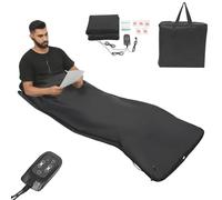 Couverture de sauna infrarouge 30-70 ℃ 20-60 min, couverture thermique pour tout le corps, Oxford avec télécommande, pour la transpiration, la relaxation, le sommeil