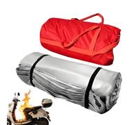 Couverture de sauvetage ignifuge, réutilisable, polyvalente, avec | Couverture résistante au feu adaptée pour la cuisine, la voiture, la maison, le fumoir, l'extérieur, les catastrophes