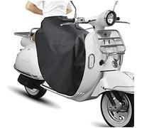 Couverture de scooter d'hiver - Protection contre la pluie - Protection contre les jambes - Coupe-vent - Protection Tablier Couvre Jambe Scooter Universel Pour tous les scooters - Noir