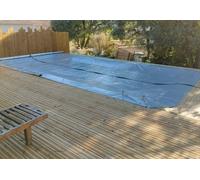 Couverture de Sécurité 4 Saisons Cov'Top - Piscine entre 4 x 8 m et 4,5 x 9 m - Gris