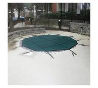 Couverture de sécurité pour Piscine, Couverture d'hiver Ronde et Personnalisable pour Piscine enterrée de 5,5 m/7,3 m/8,5 m/9 m, couvertures de sécurité en Filet pour Enfants et Animaux Dome