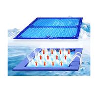 Couverture de sécurité pour Piscine, Couverture Thermique Robuste de 16 Pouces d'épaisseur, Couverture Solaire Anti-poussière pour piscines intérieures/extérieures, Protection Flottante rect