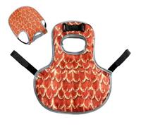 Couverture de Selle pour Poule Costume Protecteur Dorsal pour volailles