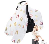 Couverture De Siège D'auto Pour Enfant - Masse-mousse De Voiture En Mousseline Couvre-voitures | Couverture De Porte-enfant Respirante, Couverture De Siège D'auto En Coton En Mousseline Pour F