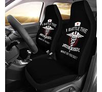 Couverture De Siège De Voitures Angel of Death Nurse Protecteur De Sièges Auto Universelles Housses De Siège De Voiture Avant Ajustement Housse De Sieges Auto 52X138 CM