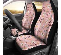 Couverture De Siège De Voitures Nurse Icon Pattern Housses De Siège De Voiture Avant Universelles Housse De Sieges Auto Doux Protecteur De Sièges Auto 52X138 CM