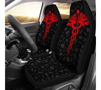 Couverture De Siège De Voitures Nurse Symbol Protecteur De Sièges Auto Universelles Housses De Siège De Voiture Avant Doux Housse De Sieges Auto pour Camion Voitures Berlines 52X138 CM