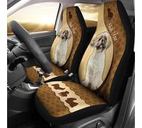 Couverture De Siège De Voitures Shih Tzu Dog Unique Pattern Housse De Siege Voiture Universelles Protecteur De Sièges Auto Antidérapantes Housse De Sieges Auto 52X138 CM