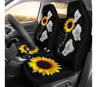 Couverture De Siège De Voitures Shih Tzu Dog You are My Sunshine Housse De Sieges Auto Universelles Housses De Siège De Voiture Avant Doux Protecteur De Sièges Auto 52X138 CM