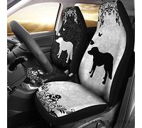 Couverture De Siège De Voitures St Bernard Black & White Pattern Background Housse De Siege Voiture Universelles Housse De Sieges Auto Durable Housses De Siège De Voiture Avant 52X138 CM