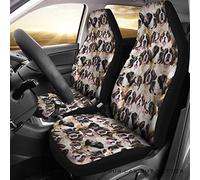 Couverture De Siège De Voitures St Bernard Full Face Housses De Siège De Voiture Avant Universelles Housse De Sieges Auto Ajustement Housse De Siege Voiture 52X138 CM