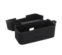 Couverture de Silicone de Chargeur de Microphone, Embrayage Confortable 1: 1 Jour pour -Microphone Protection en Poudre de Protection en Silicone (Black)