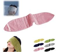 Couverture de sommeil - Œil lesté apaisant pour hommes et femmes, couverture de sommeil lestée, aide au sommeil, douce et respirante avec pression relaxante, accessoire de sommeil confortable pour