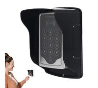 Couverture de sonnette à l’extérieur,Housse de protection contre les intempéries pour sonnette - Couvercle anti-éblouissement sans fil et tout bouton-poussoir pour machine de présence intérieure