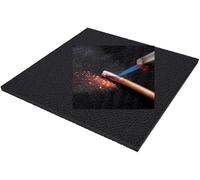 Couverture de soudage en fibre de carbone 1800 °F - Tapis ignifuge résistant à la chaleur for le soudage et le brasage(50x50cm)