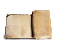 Couverture de soudage en fibre de verre de 1 mm d'épaisseur, tissu ignifuge, résistant aux hautes températures, bouclier de sécurité ignifuge