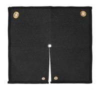 Couverture de soudure résistante à la chaleur 2000 ° F tampon réfractaire avec bouton pression Tapis de fibre de carbone pour la protection de flamme