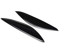 Couverture de sourcil de voiture phare sourcil couverture garniture en fibre de verre lampe frontale autocollant de paupière, pour Vauxhall/Opel Signum Vectra C Facelift 2006-2016 phare sourcil