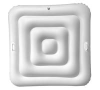 Couverture de Spa Gonflable 55 Pouces Couverture de Spa carrée en PVC avec poignée et Valve Rapide et Facile couvertures isolées imperméables à l'épreuve des Feuilles pour la Protection c